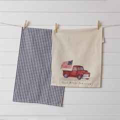 God Bless America Tea Towel Set of 2
