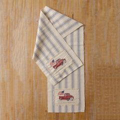 God Bless America Truck Reversible Table Runner
