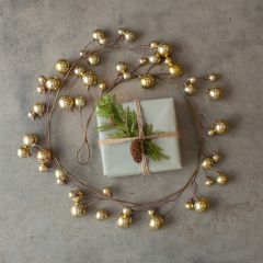 Gold Ball Branch Garland