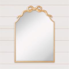 Gold Bow Arch Wall Mirror