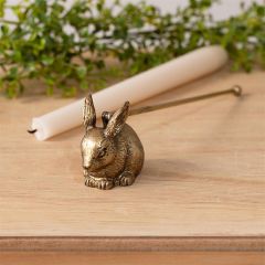 Gold Bunny Candle Snuffer