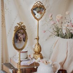 Gold Finish Pedestal Photo Frame