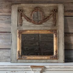 Gold Swag Ornate Mirror