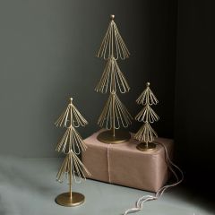 Gold Wire Loop Christmas Tree