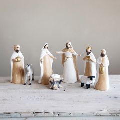 Golden Accent 9 Piece Nativity Set