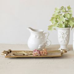 Golden Bow Serving Tray