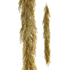 Golden Holiday Pine Garland