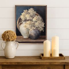 Golden Hydrangeas II White By Julia Purinton Wall Art