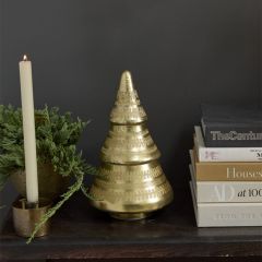 Golden Metallic Light Up Tree