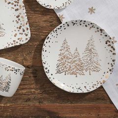 Golden Pines Salad Plate Set of 4
