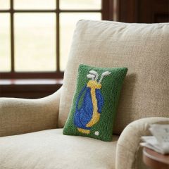Golf Bag Hook Accent Pillow