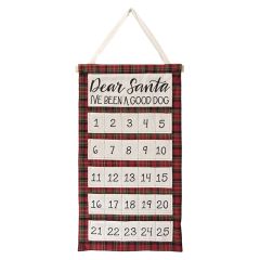 Good Dog Christmas Countdown Wall Hanger