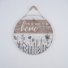 Good To Be Home Round Wall Ornament