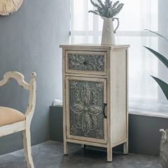 Gorgeous Galvanized Accent Cabinet