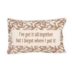 Got It All Together Botanical Print Pillow