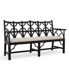 Gothic Inspired Wooden Bench