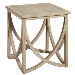 Graceful Farmhouse Wishbone End Table