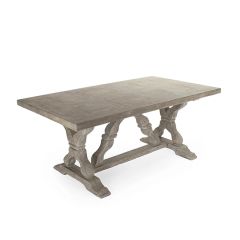 Grand Manor Farmhouse Antique White Dining Table | SHIPS FREE