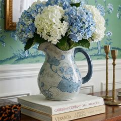 Grandmillennial Garden Round Pitcher Vase