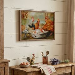 Grandpa's Chickens By Morgan Adams Framed Wall Decor