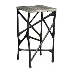 Granite Top Modern End Table