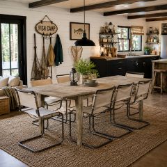 Grass Oak Extendable Dining Table