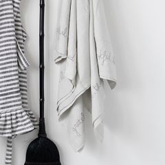 Grateful Thankful Blessed Embroidered Tablecloth