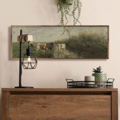 Grazing Cows in Field Wall Decor