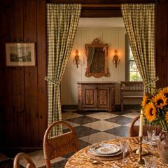 Green Buffalo Check Curtain Panel Set of 2