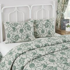 Green Country Floral Standard Sham