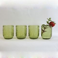 Green Embossed Votive Holder