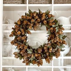 Green Hops Decorative Wreath