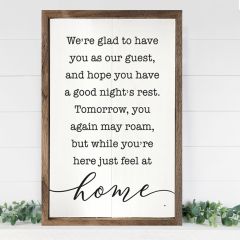 Guest Room White Wall Art