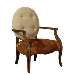 Hair On Hide Arm Chair