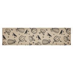Halloween Harvest Jute Table Runner 12x48