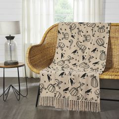 Halloween Harvest Throw Blanket