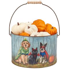 Halloween Pet Family Decorative Bucket