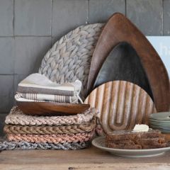 Hand Braided Hyacinth Placemat