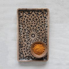 Hand Carved Decorative Mango Wood Tray