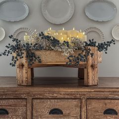 Hand Carved Footed Grinding Table Riser