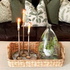 Hand Forged Candle Holders Set of 3