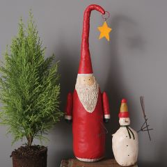 Hand Painted Santa Figurine