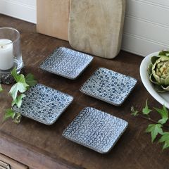 Hand Painted Stoneware Plates