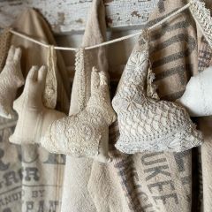 Hand Stitched Bunny Garland