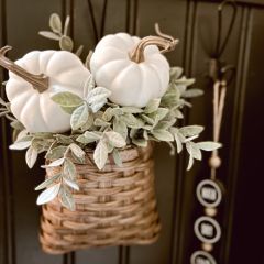 Hand Woven Farmhouse Wall Basket