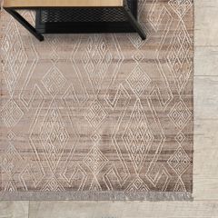 Hand Woven Geometric Jute Area Rug