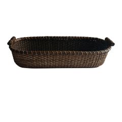 Handled Rattan Bread Basket