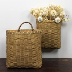 Handled Wall Basket Set of 2