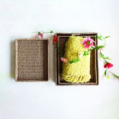 Handled Woven Bankuan Trays Set of 3