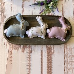 Handmade Bunny Pillow Bowl Fillers Set of 3